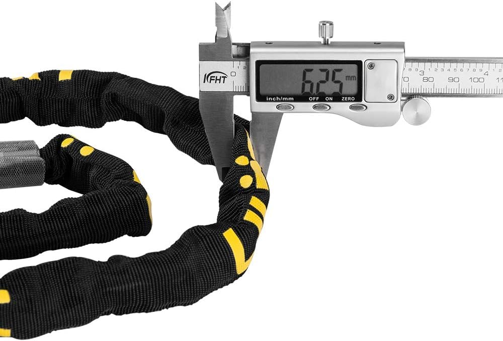 ULAC Bicycle Chain Dial Cable Motorcycle Wire High Cut Cable PIN Lock, Keyed, Lock, Lock, Lock, Lock, Resistance, Anti-Theft, Heavy-Duty, Lock,