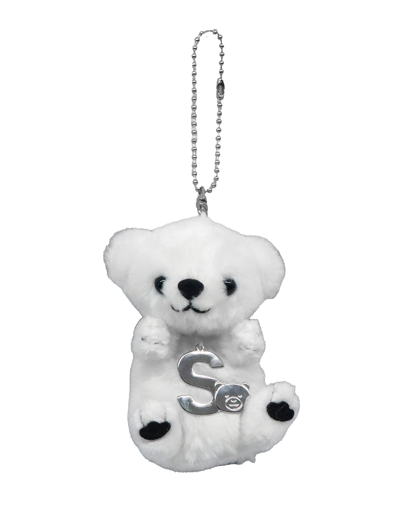 

[Take Off] Polar Bear Plush Strap with Initial Charm [S] Angel s Mischief Series