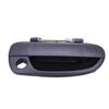 82660-25000 Exterior Door Handle for 1999-2006 Accent, Black Textured ABS Assembly with Metal Linkage, Return Spring, and Round Key Opening