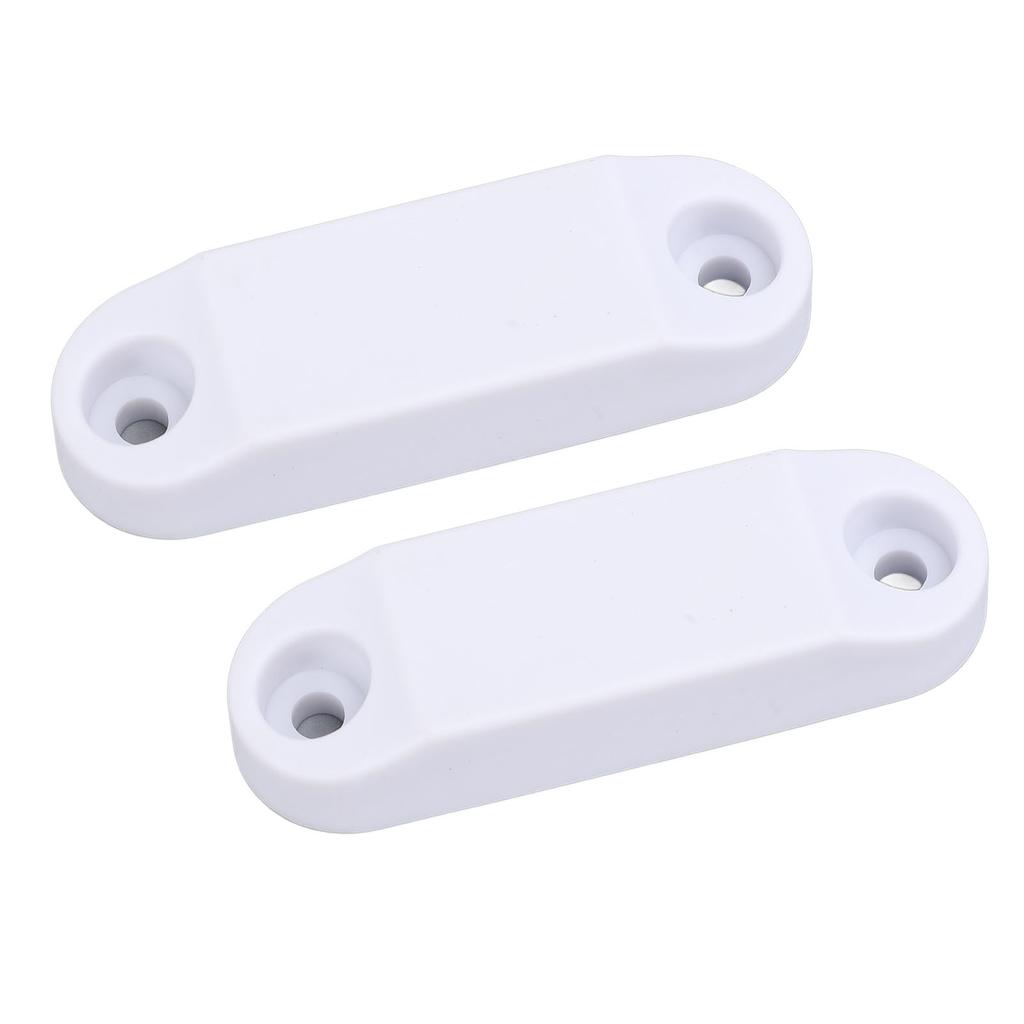 2 Set RV Magnetic Baggage Door Catch White RV Storage Door Holder for Campers Motor Homes