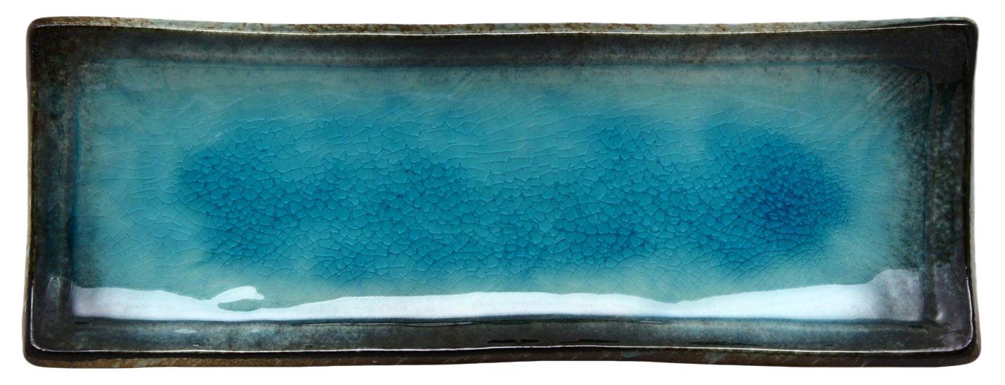 

Керамическая тарелка Мино, Синкай 25×9,2×2,6 Произведено в Японии 132-8041