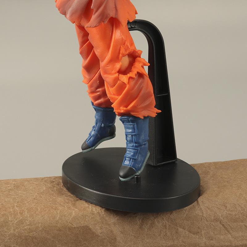 23CM Anime Super Dragon Ball Son Goku Migatte No Gokui 10th Anniversary Silver Hair Son Goku Model Toy Gift Action Figure