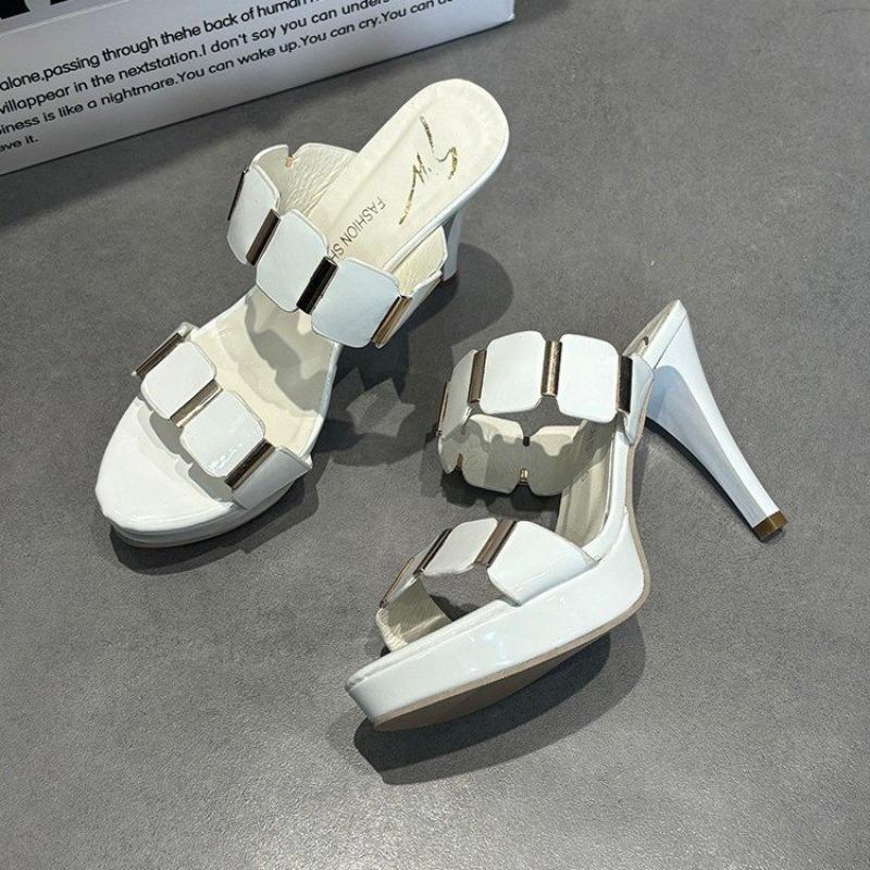 2026 New Women Sandals Sexy Fish Mouth Stiletto High Heels Shoes Women Summer High Heels Toe Sandals Outdoor Luxury Ladies Shoes
