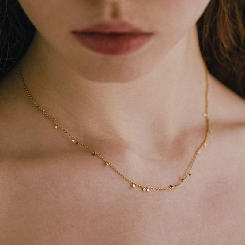 

by hyeres [925 silver] Spangle necklace (Gold) BH7N40710Y9450 single type