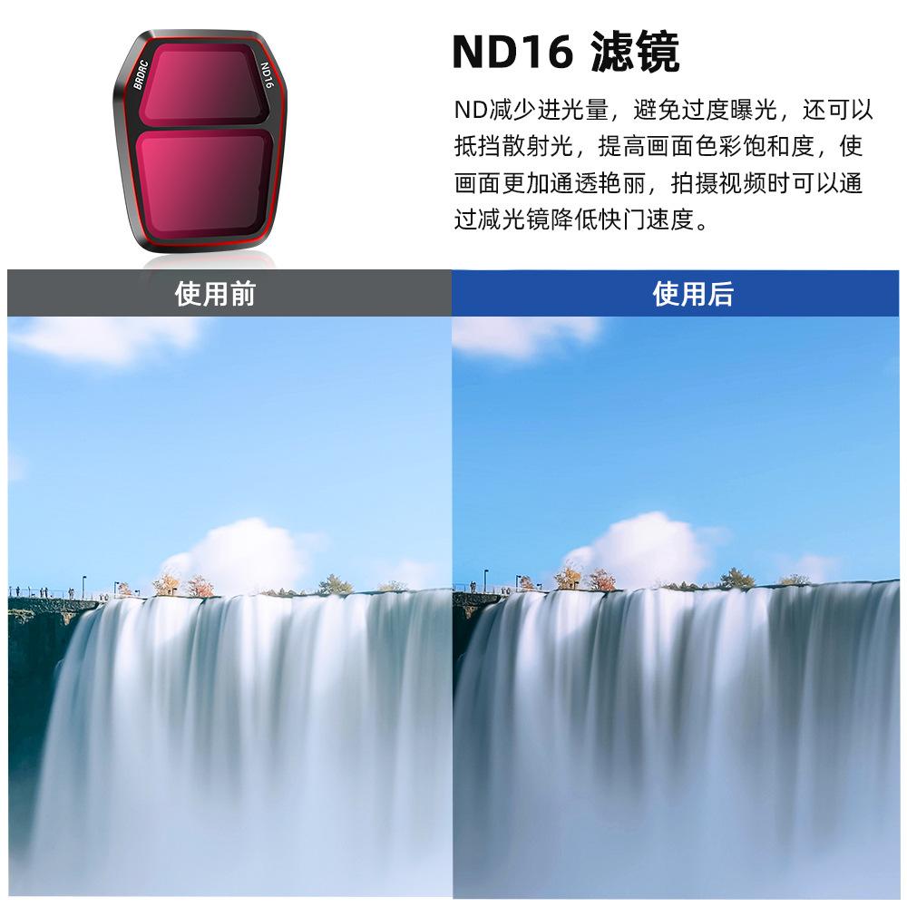 2025 Suitable for DJI AIR3S filter set UV protective lens ND dimmer CPL polarization anti-light damage accessories