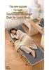 Portable Folding Bed for Office & Outdoors - Single Bed with Ten Legs for Camping, Relaxation, and Military Use.