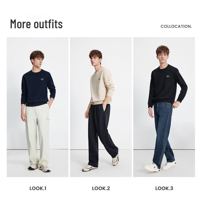 Navigare Men's 2025 Fleece-Lined Crew Neck Sweatshirt