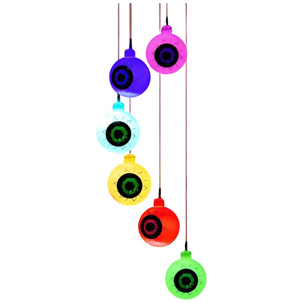 Powered Wind Light, Colorful LED Hanging for Garden Patio Balcony Outdoor Decor