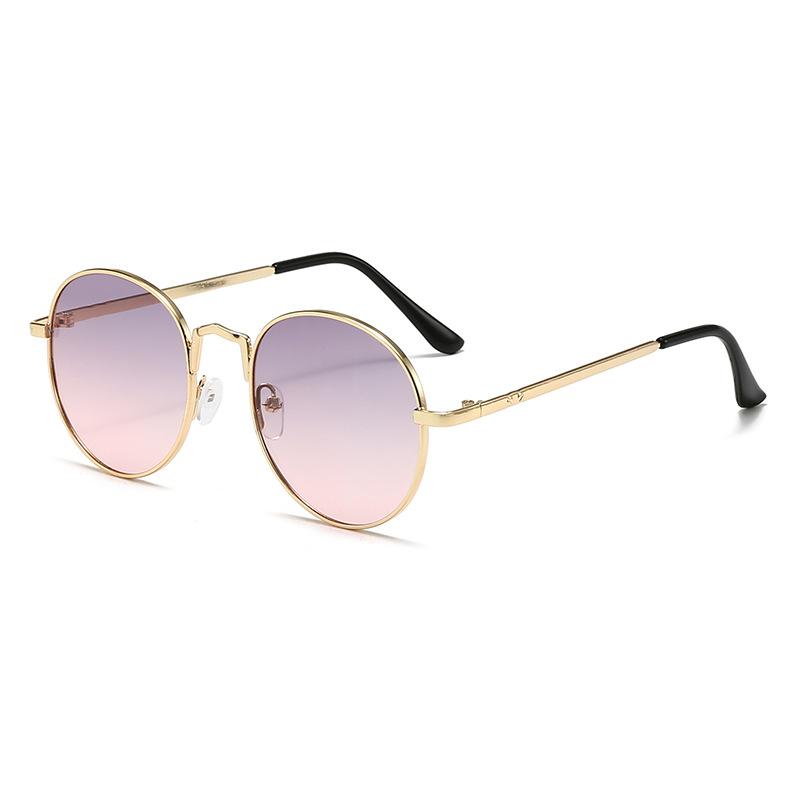New Round Sunglasses Men Vintage Metal Sunglasses for Women Luxury Brand Goggle Sun Glasses Ladies Sun Glasses for Female Male