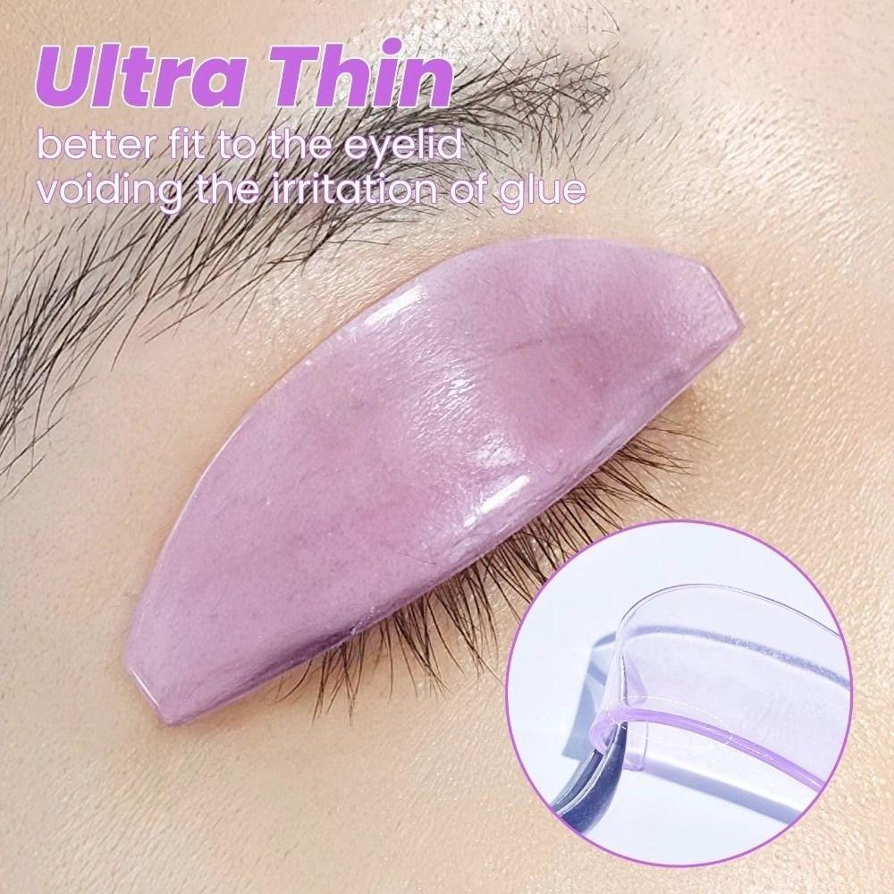 Applikatorwerkzeuge Silikon Wimpernwellen-Pads 3D Wimpernwickler Zubehör Wiederverwendbar Wimpernwellen-Wickler Selbstklebend Ultra Dünn