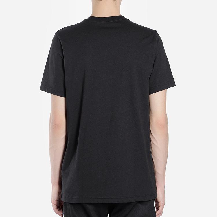 Adidas Originals Casual Print Pocket Crew Neck Short Sleeve T-Shirt Men Tops Black DX3658