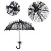 Elegante Guarda-chuva de Renda Branca, Romântico Guarda-sol de Renda para Noiva, Ideal para Adereço de Estúdio Fotográfico, Cerimônia de Casamento, Festa, Chá de Panela, Aniversário