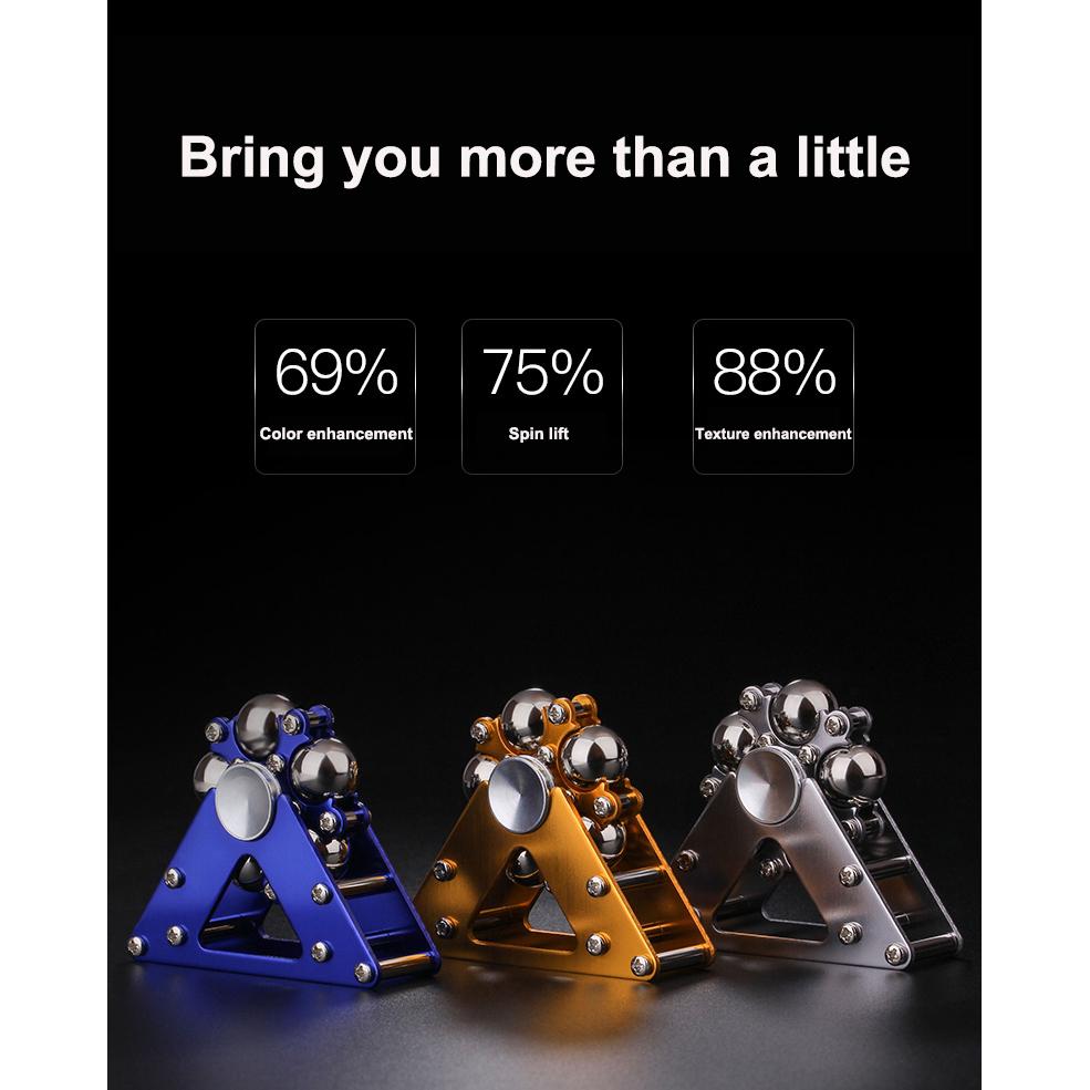 Jucărie din metal Fidget Spinners Tangle pentru adulți, ameliorarea anxietății ADHD Autism Copii Băieți Cadou Flying Cool Mini Rulmenți Din oțel inoxidabil Roller Gear Spin