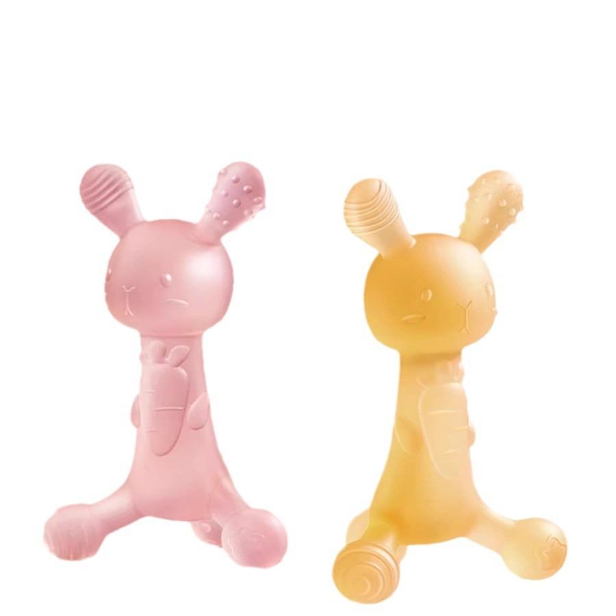Silicone Carrot Baby Rabbit Teether Stick