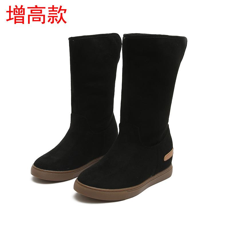 Internet Celebrity 2025 New Snow Boots Women's Flat Korean Version Medium Boots Children's Winter Velvet Thickened Thermal Cotton Shoes