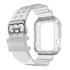Replacement Watchband TPU Adjust Size Prevent Fading Simple Style Watch Strap for Iwatch Transparent for 38 40 41mm