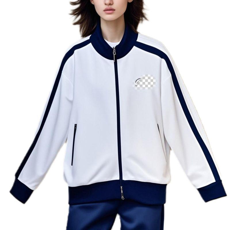 to Japan Tail Goods Stand Collar Color Matching Baseball Uniform Men and Women Same Style Zipper Sports Coat Quick-Drying Top Spring and Autumn