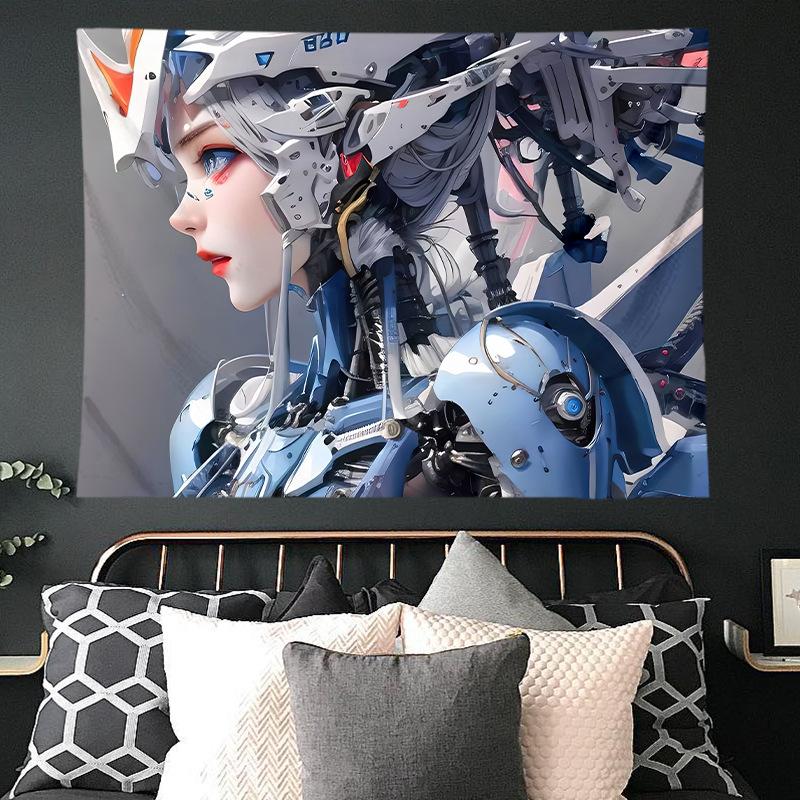Mobile Suit Gundam Hanging Cloth Anime Background Cloth Bedroom Dormitory Decoration Cloth Wall Cloth Hanging Blanket
