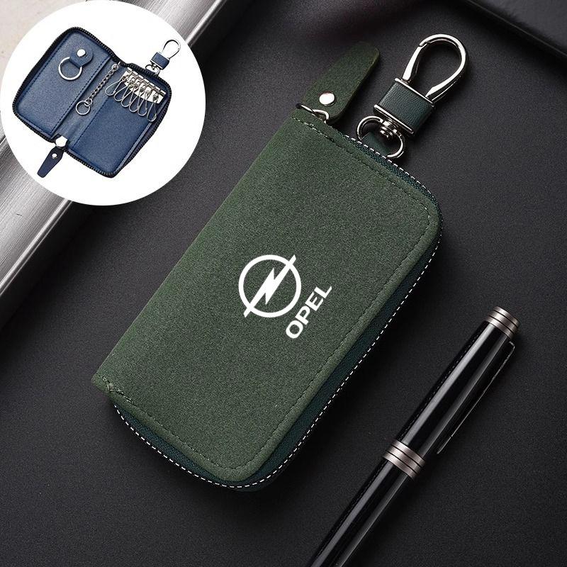 

Car KeyChain Key Bag Organizer Wallet Holder Small Key Case Pouch For Opel insignia Astra H G J Antara vectra Vivaro corsa zafir