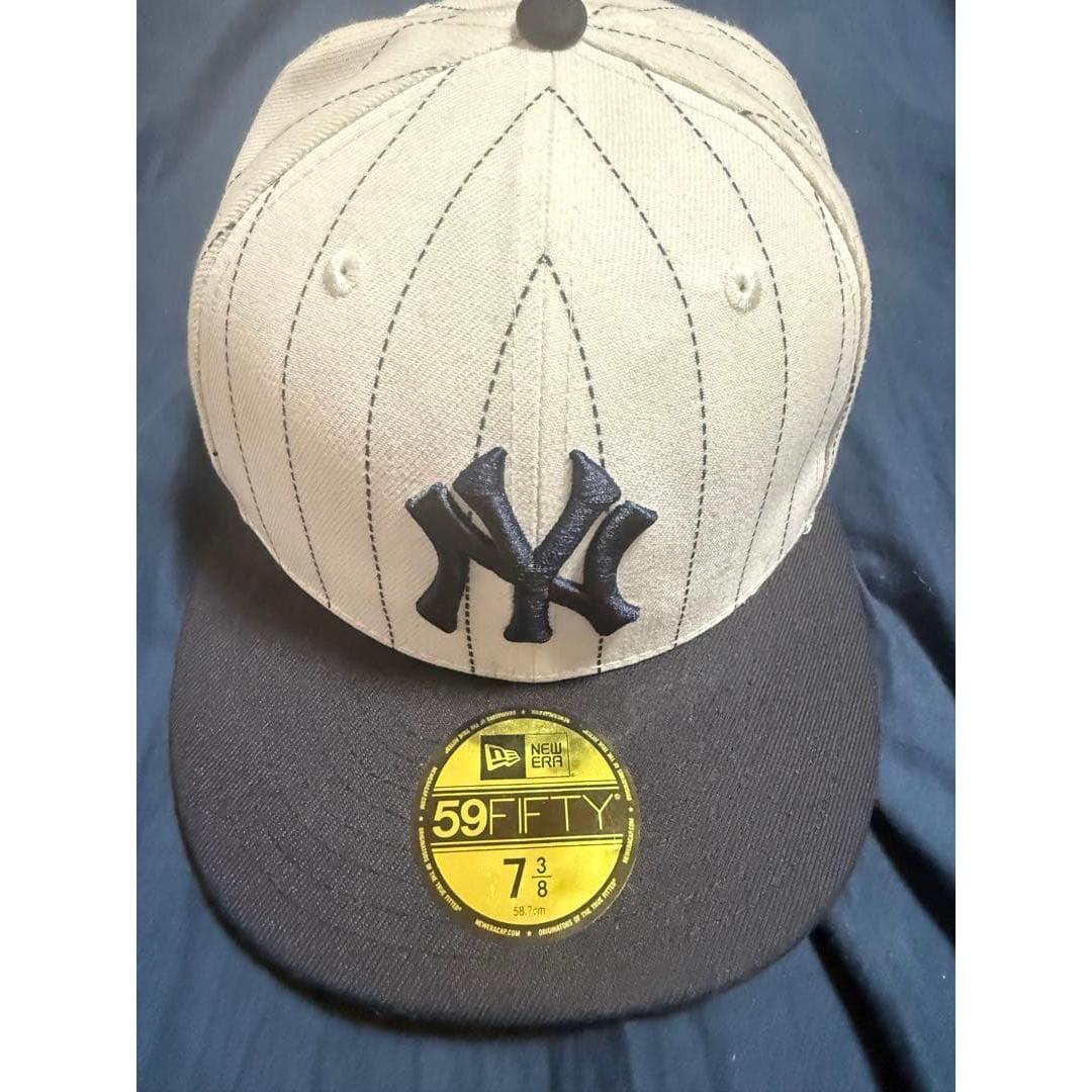 Used New Era New York Yankees Pinstripe Cap 7 3/8
