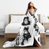 Choso  Knitted blankets Flannel Kaisens Anime Super Soft Throw blanket for Car Sofa Couch Bed Rug