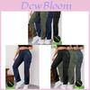 Retro Streetwear Cargo Pants For Women With Polyester Fabric And Large Pockets