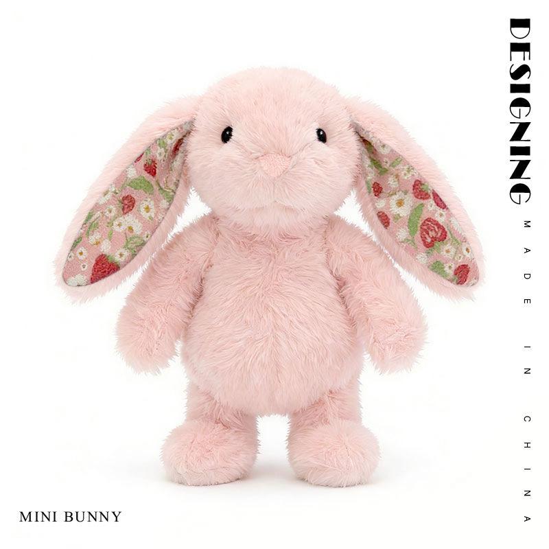 Plush Rabbit Keychain Charm: Cute Backpack Pendant & Doll Gift for Girls