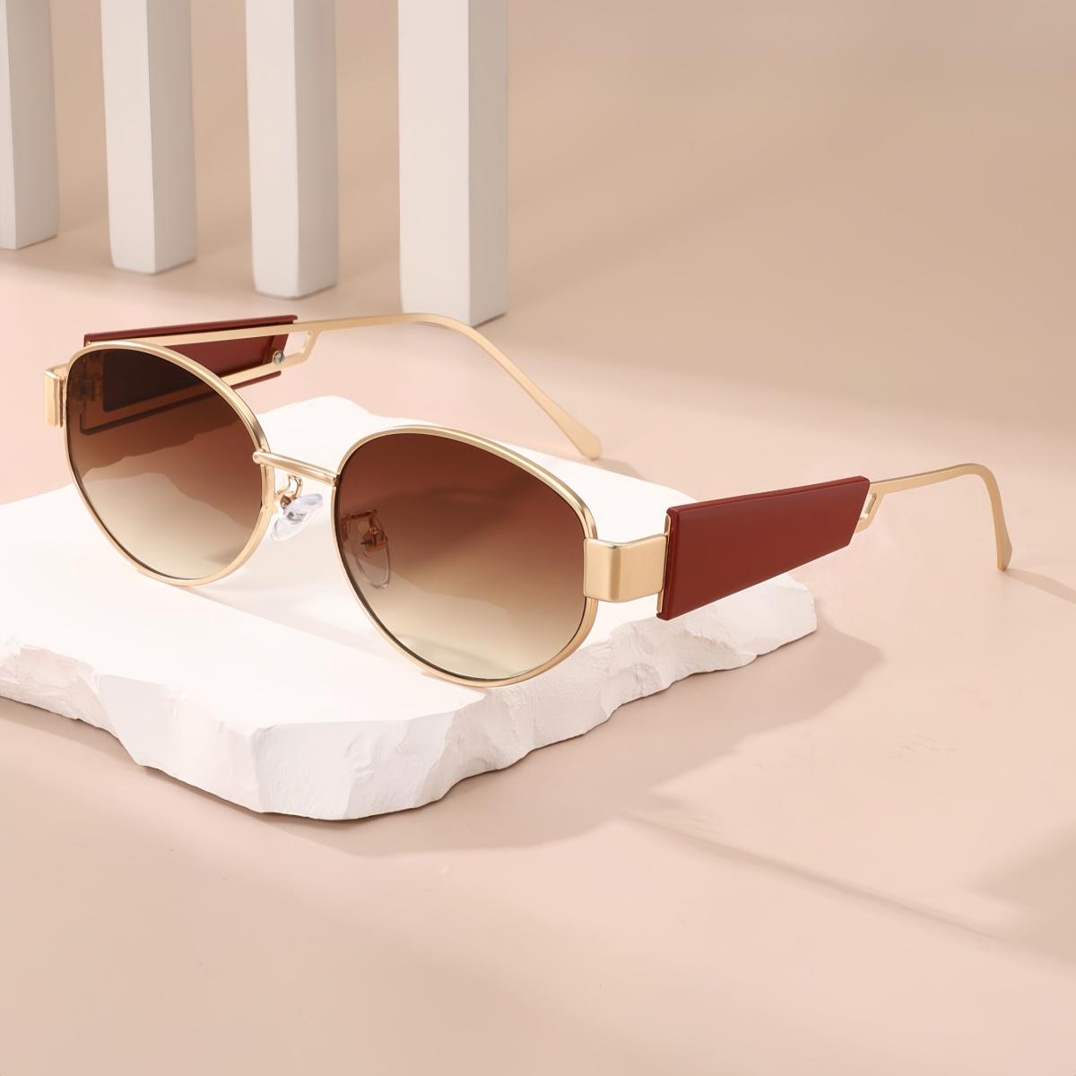 European and American retro style Y2K unisex fashionable sunglasses for summer sun shading, sun protection, UV protection, light