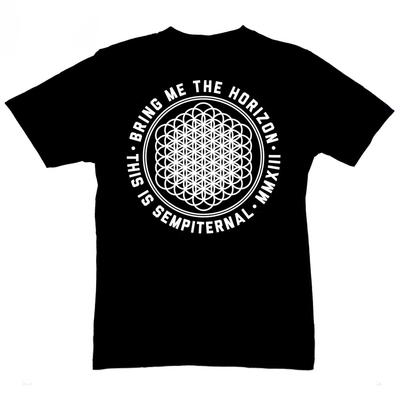 Bring Me the Horizon Band Short Sleeve Cotton Black S-5XL T Shirt For Men C014 Unisex T-Shirt