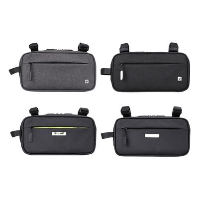 Large Capacity Polyester Bicycles Handlebars Bag Fashionable Green Bike Front Bag for Easy Storage Of Cycling Essential