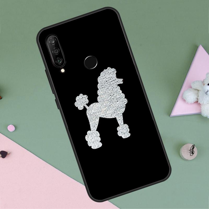 Poodle Dog For Huawei P40 P20 P30 Lite P60 Pro Nova 10 9 SE 5T 12i 12s 11i Y91 Y90 Y60 Y70 Y72 Y61 Case