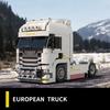 KNEW BUILT European Truck Semi-TrailerOil TankerContainer Trailer Building Block Toys-Boys' Educational AssemblyFestival Gift