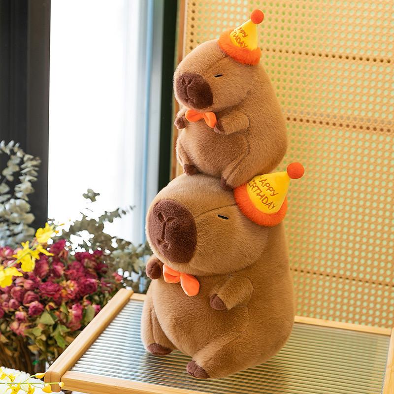 Cute Capybara Plush Toy For Kids Stuffed Animal Gift