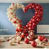 Heart Shaped Balloon Arch Frame Ring DIY Balloon Arch Garland Stand Kit For Outdoors Weddings Anniversary Decorations