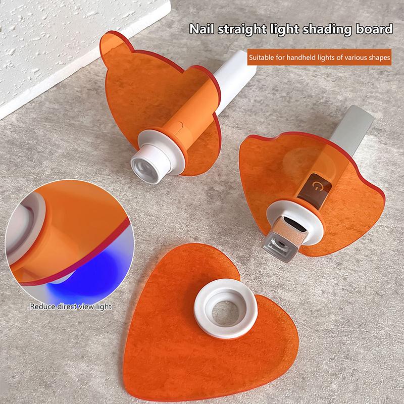 Nail Beauty Salon Devices Acrylic Light-Blocking Baffle For Straight-Shaped Nail Uv Lamp Protective Goggles Anti-Blue-Light