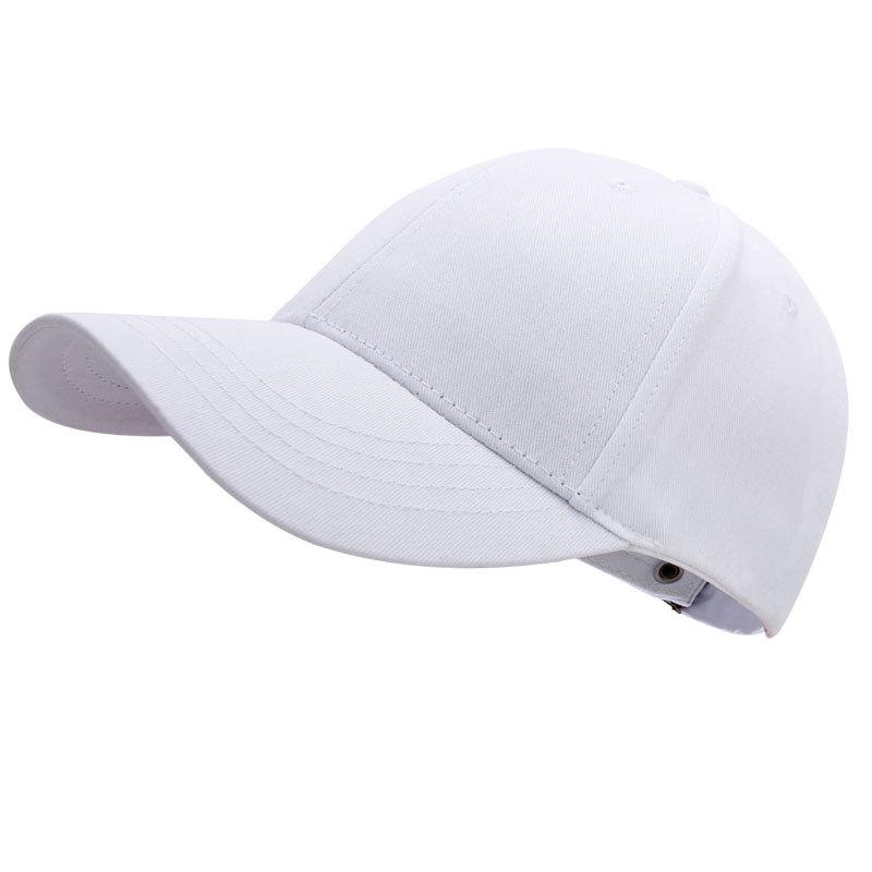 Haohan Cotton Baseball Cap Men's and Women's New Trend Cap Spring and Summer Solid Color Sunshade