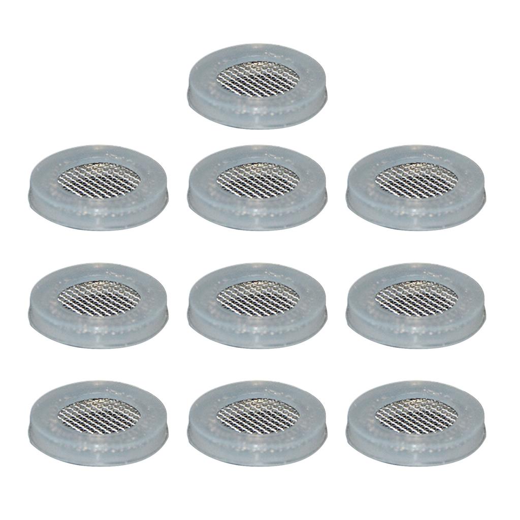 10 Pezzi Rondella Piatta Con Rete Filtrante Rondella per Tubo Filtro Rondella per Soffione Doccia Guarnizione O-ring Guarnizione per Tubo