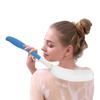 Tlustí lidé Vhodné pro starší osoby Skvělá ergonomie Koupelnový kartáč Dlouhý protiskluzový silikonový kartáč na záda do sprchy Zakřivená rukojeť