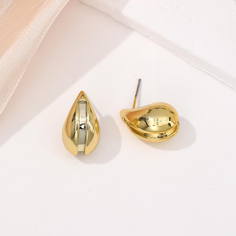 Fashion earrings hot-selling gold retro exaggerated stud earrings vacation style geometric earrings big earrings