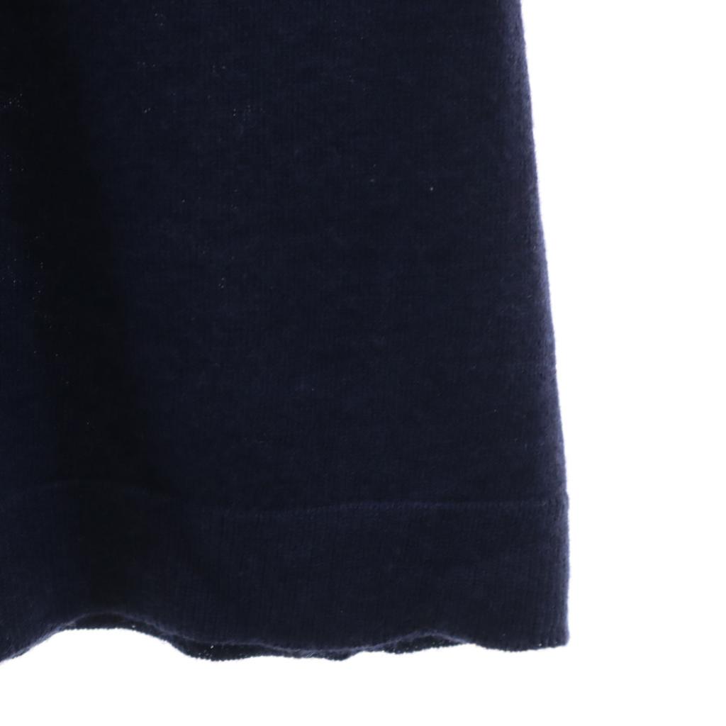 Mizuiro ind Hochgradiger Strickweste mit langem Schlitz F Marineblau Damen Gebraucht
