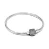 Bracciale a Catena Maglia Me Autentico Argento 925 Bracciale a Catena Serpente Adatto per Charms Originali Brand Europei Gioielli Fai da Te Regalo