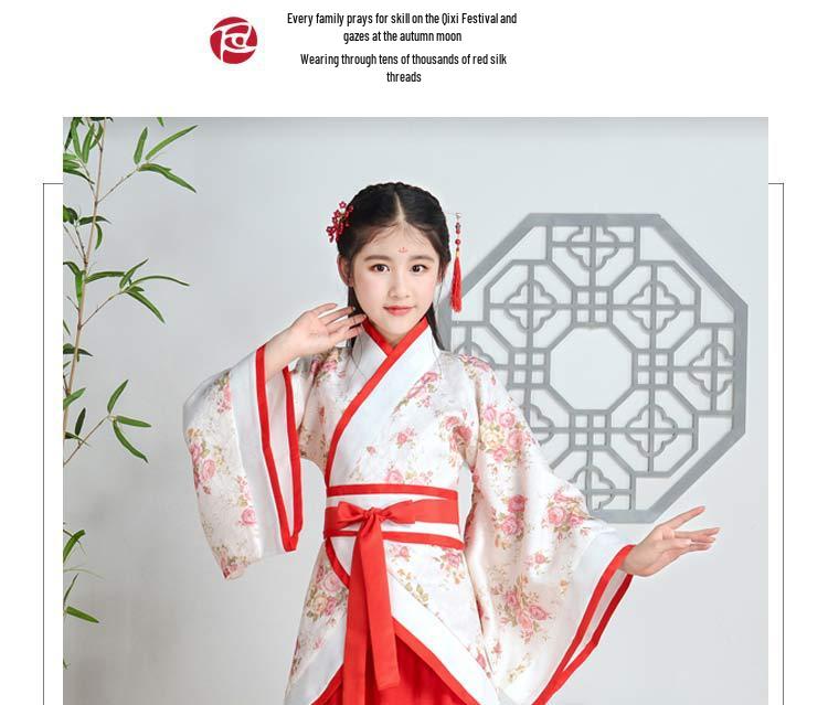June 1st Children's Tang Suit: Fairy, Princess, Guzheng, Ancient Hanfu & Imperial Concubine Costumes for Performance