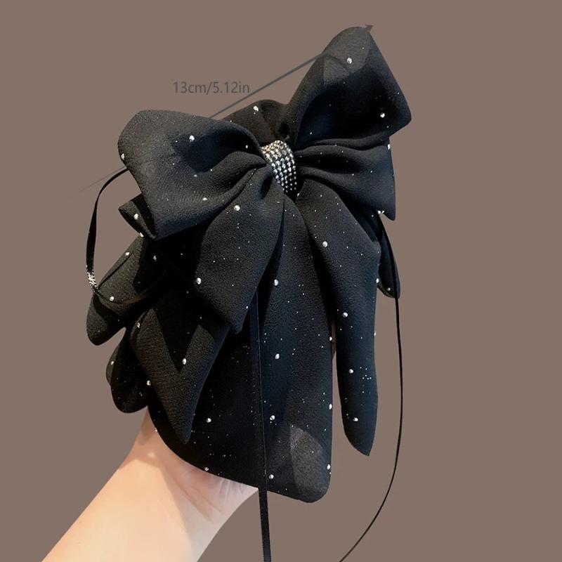 Black  Elegant Hair Clip Women Ponytail Clip Headdress Temperament Hair Claw Headwear Hair Accessories