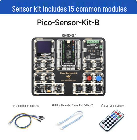 Raspberry Pi Pico Sensor Python Kit - Learning & Development Board
