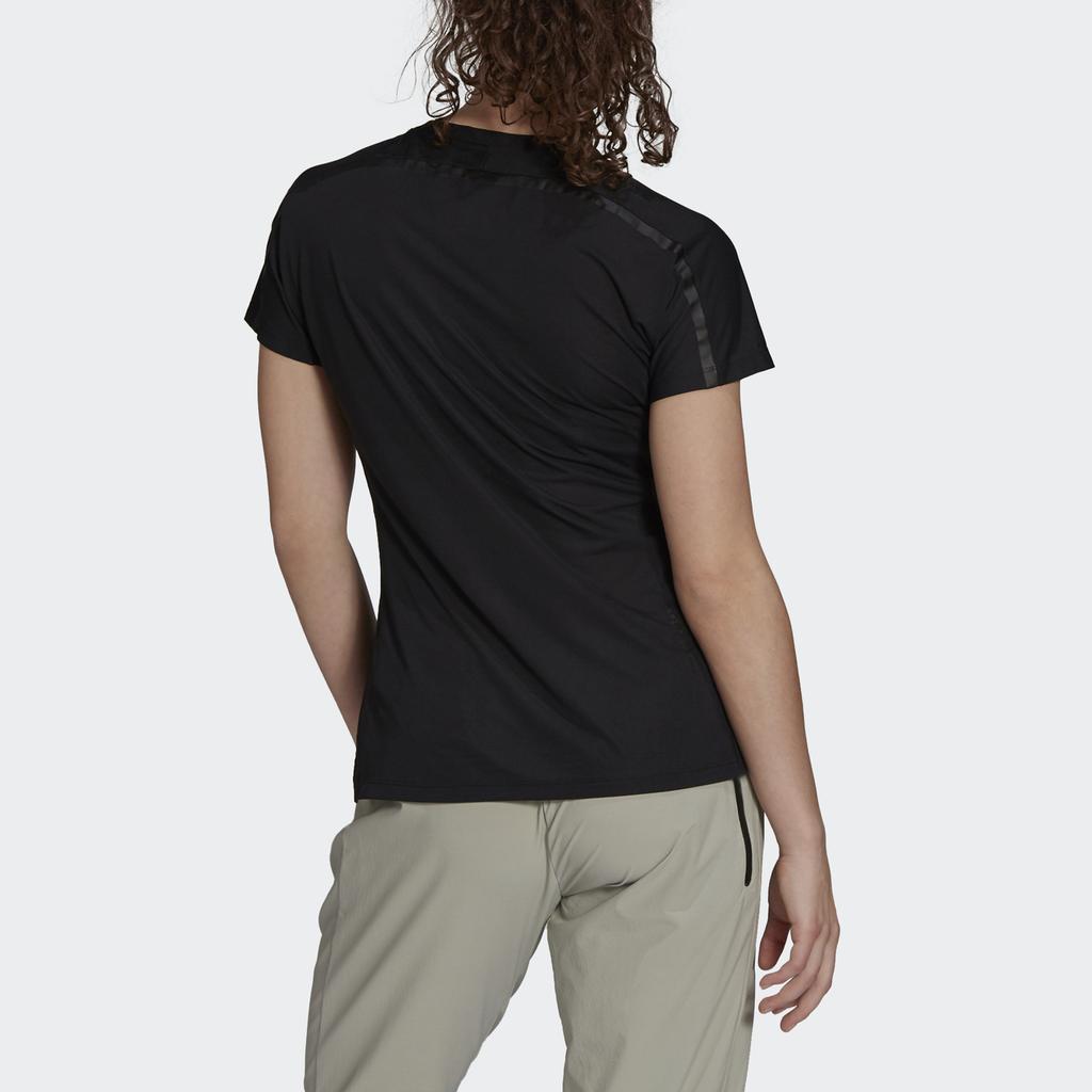adidas W Ag Tee Parley Outdoor Loose Fit Round Neck Short Sleeve T-Shirt Women Tops Black H31019