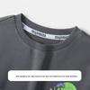 MQDMINI Boys' Dual-Color Sleeve Long-Sleeve T-Shirt