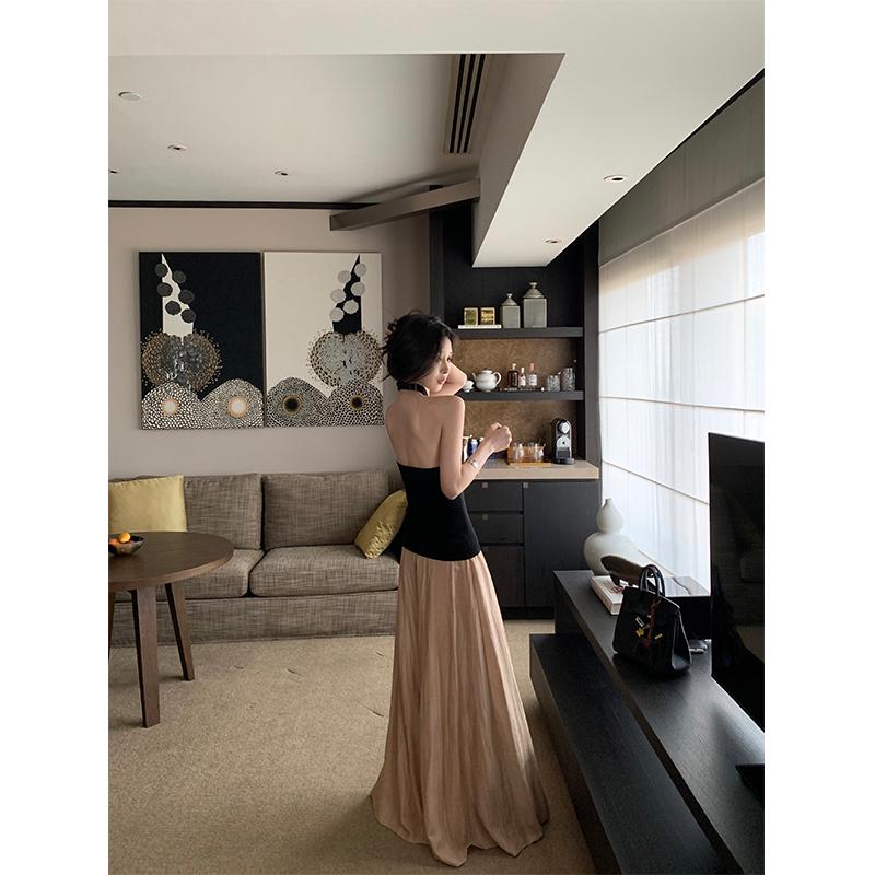 

Women s Loose Linen Tie-Dye Floor-Length Casual Pants for Summer Extra Large оранжевый