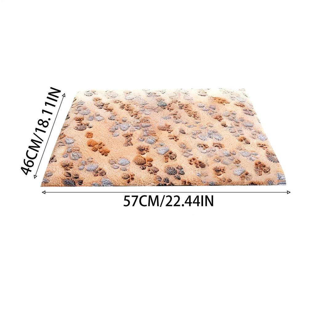 Self Warming Cat Mat Thermal Pet Blanket With Claw Print Pattern Pet Warm Mat For Cats Dogs Kitten Puppy Indoor Home Bedroom