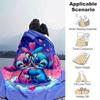 1pc Cute Stitch Printing Blanket - Soft, All-Season Throw for Living Room, Bedroom,Personalized Gift with Adorable Cartoon Design