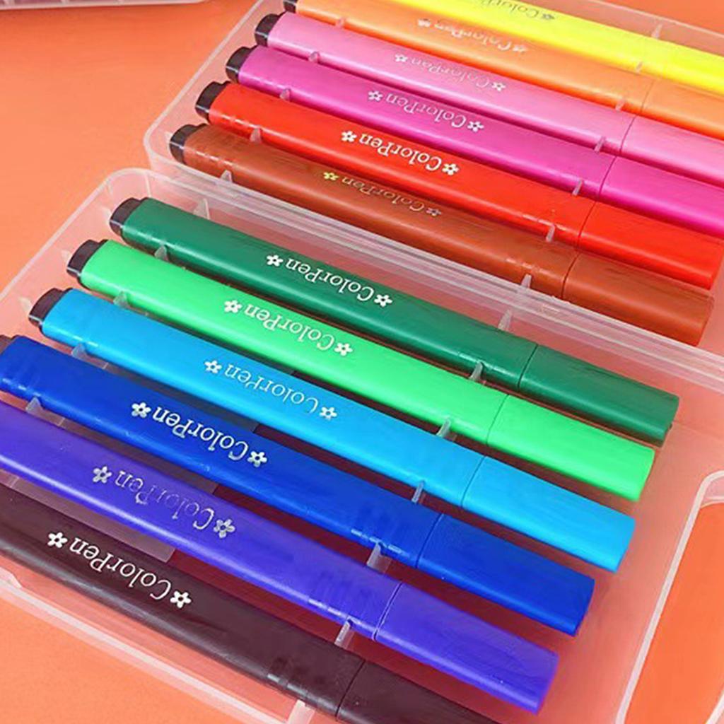 Zeichenstifte 12 Helle Farben Tragbar Breite Anwendung Kreativität anregen Wasserfarbstift zum Ausmalen Basteln DIY